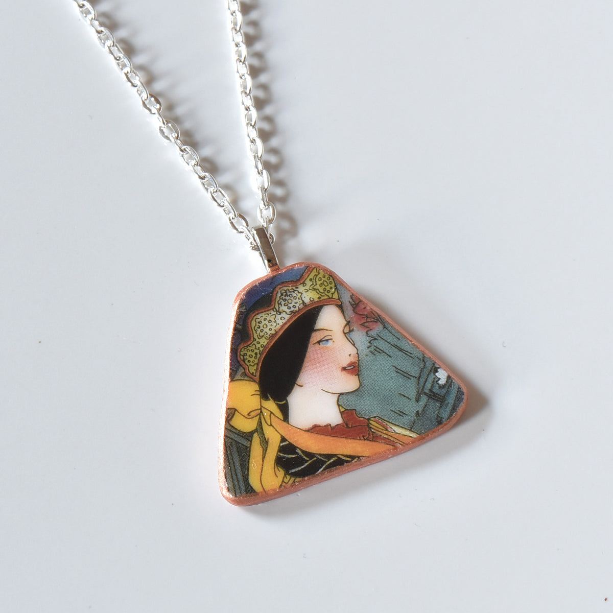 Broken China Jewelry Shard Necklace - Thai Woman – The Broken