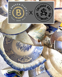 The Baltimore Privy Collection - Brown Transferware Necklace