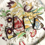 Custom Bridesmaid Jewelry - Matching Broken Plate Pendants on Chains - Recycled China