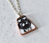 Broken China Jewelry Shard Necklace  -  Nightmare Before Christmas