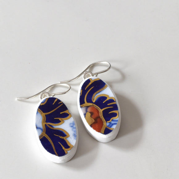 Recycled China - Earrings - Amherst Japan