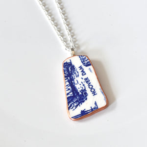 Broken China Jewelry Necklace  - Hoover Damn