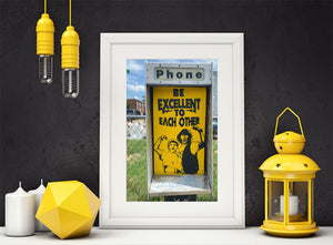 Baltimore Pay Phone Art - Photograph Prints - Bill and Ted