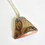 Broken China Jewelry Necklace  - Pottery Class Rejects