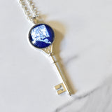 Baltimore Collection - Key to the City Necklace - Blue