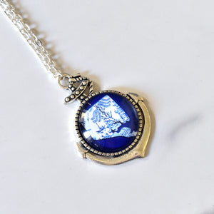 Baltimore Collection - Anchor Necklace - Blue