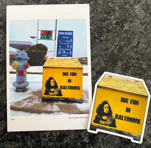 BIG FUN Salt Box Sticker and Post Card Fun Pack
