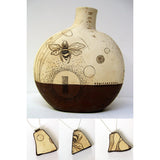 Custom Broken Plate Pendants on Chains from YOUR Broken Plate - Recycled China